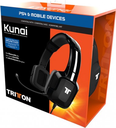 Auriculares Cable con Micrófono Tritton Kunai Negros Compatibles PS4 - PS5 - XBOX ONE - XBOX SERIES X/S - NINTENDO SWITCH