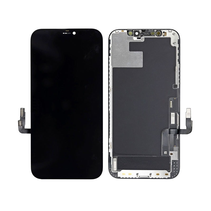 iPhone 12 Pro Max LCD Assembly with Adhesive Black INCELL
