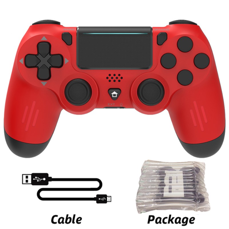 DATA FROG CH-P02 Gamepad Bluetooth Rojo PS4 / PS4 Slim / PS4 Pro / Windows / Mac / Android / iOS (Bulk - Sin Caja)