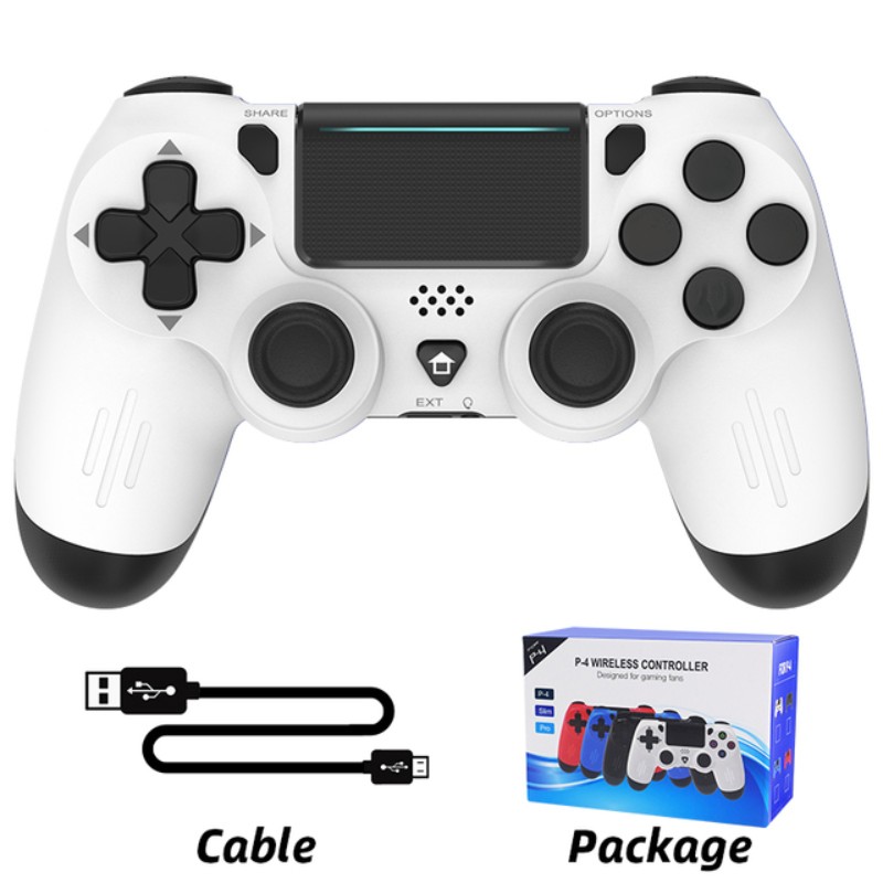DATA FROG CH-P02 Gamepad Bluetooth Blanco PS4 / PS4 Slim / PS4 Pro / Windows / Mac / Android / iOS (Con Caja)