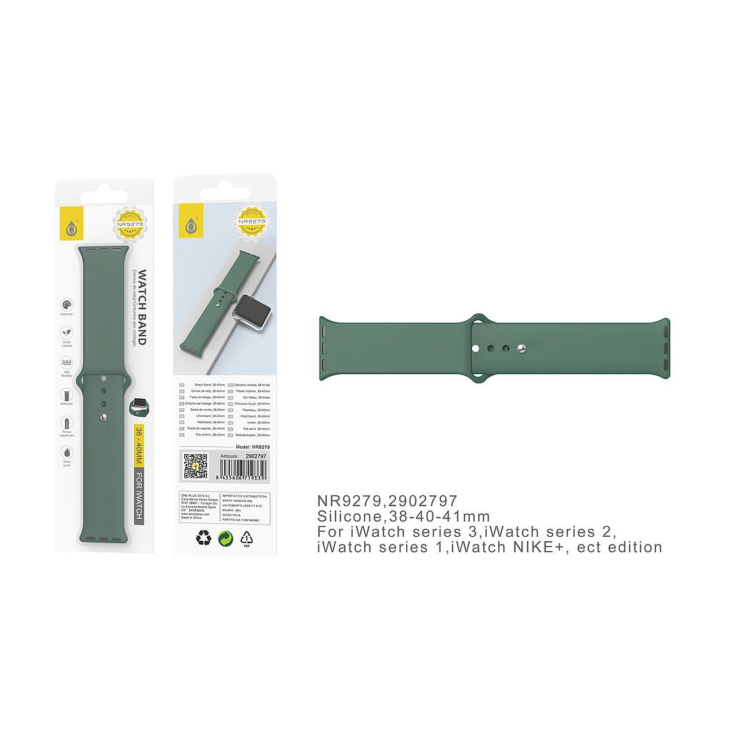 Correa Reloj Silicona Apple Watch 38/40/41MM Verde