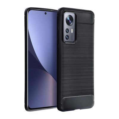 Funda Xiaomi Redmi 12C Forcell CARBON Negra