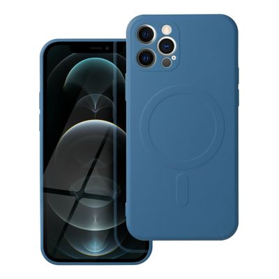 Funda Apple iPhone 12 Pro Silicone Mag cover compatible con MagSafe Azul