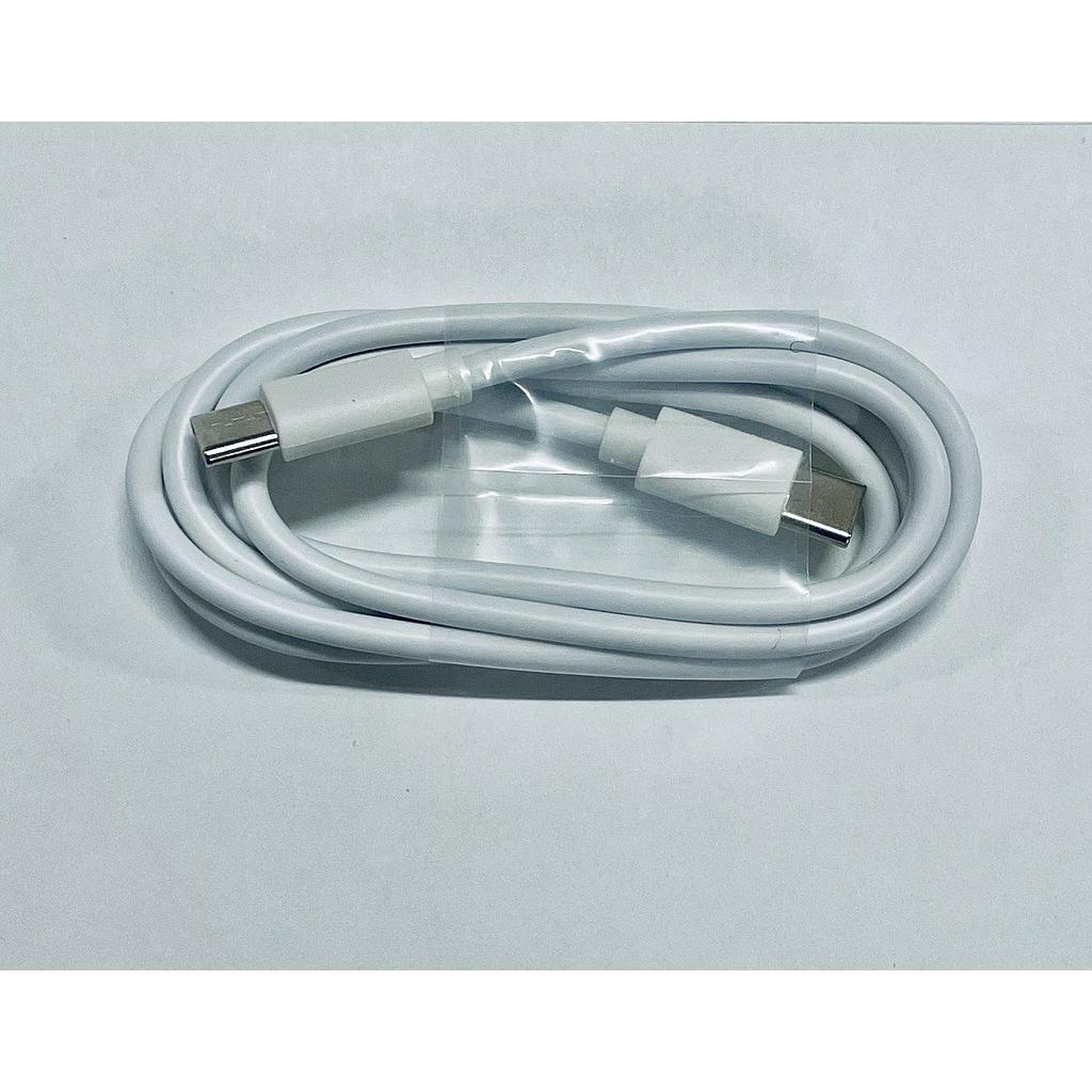 Cable Cubot Datos Carga Tipo C a Tipo C 3A Blanco
