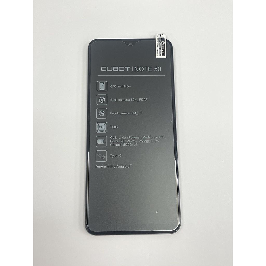 Pantalla Cubot Note 21 / Note 40 / Note 50 Completa LCD y Cristal Tactil Negra