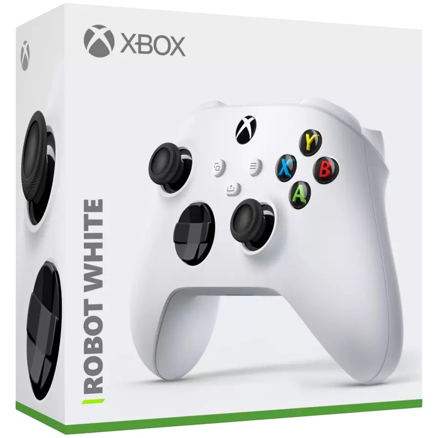 Mando inalámbrico - Microsoft Xbox One/Series S/X Controller Wireless QAS-00009, Para Xbox, Bluetooth, Robot White