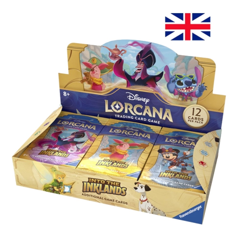 Paquete De Refuerzo (12 cartas) Disney Lorcana Into The Inklands - Sobre Booster Inglés