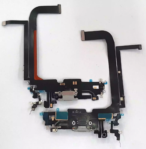 Flex iPhone 13 Pro Max Dock de Carga Microfono Blanco