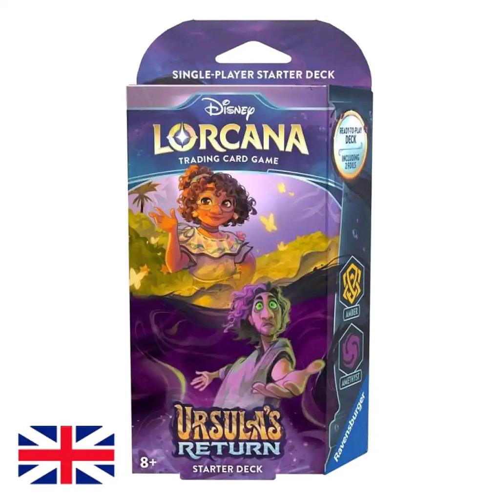 Mazo De Inicio Lorcana Set 4 - Ursula's Return AMBAR / AMATISTA - Disney - Inglés - Ravensburger
