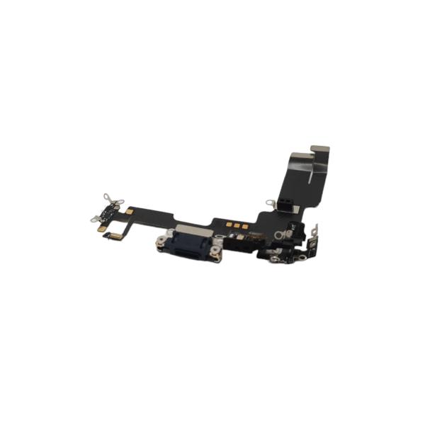 Flex iPhone 14 Dock de Carga Microfono Negro