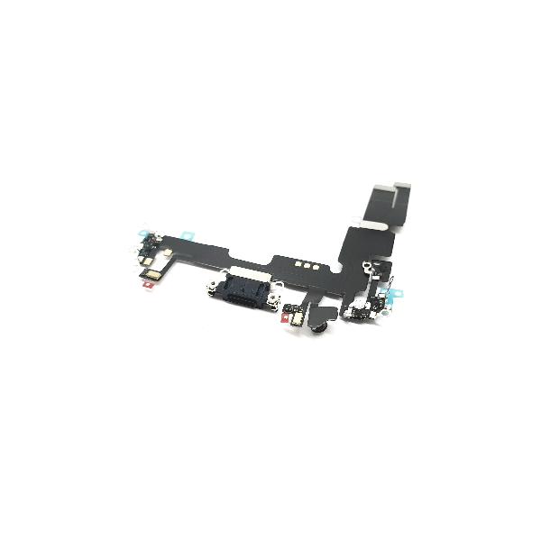 Flex iPhone 14 Plus Dock de Carga Microfono Negro