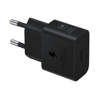 Cargador de Red Original Samsung con salida tipo C 3A 25W EP-T2510NBEGEU

