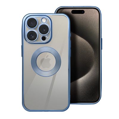 Funda iPhone 16 clear transparente azul GLAM
