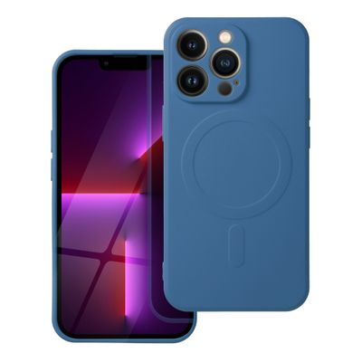 Funda Apple iPhone 16 Pro Silicone Mag cover compatible con MagSafe Azul
