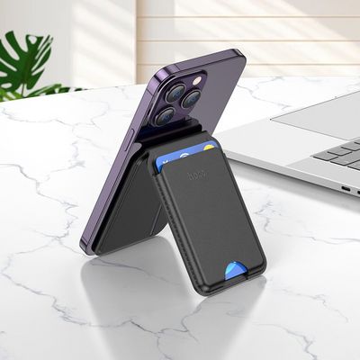Tarjetero wallet con MagSafe negro