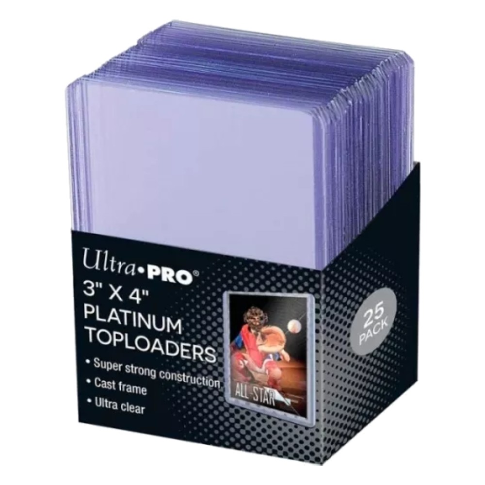 Fundas Standard Ultra Clear Platinum Toploader (25 Unidades) - Ultra Pro