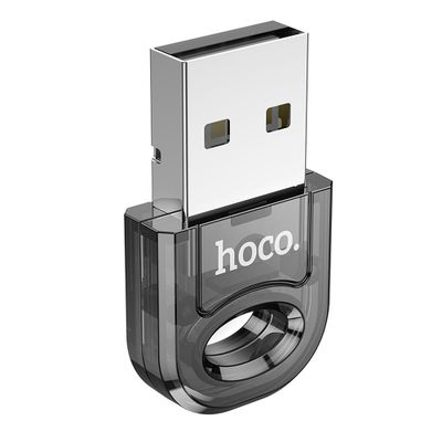 Adaptador HOCO USB A bluetooth UA28 transparente negro
