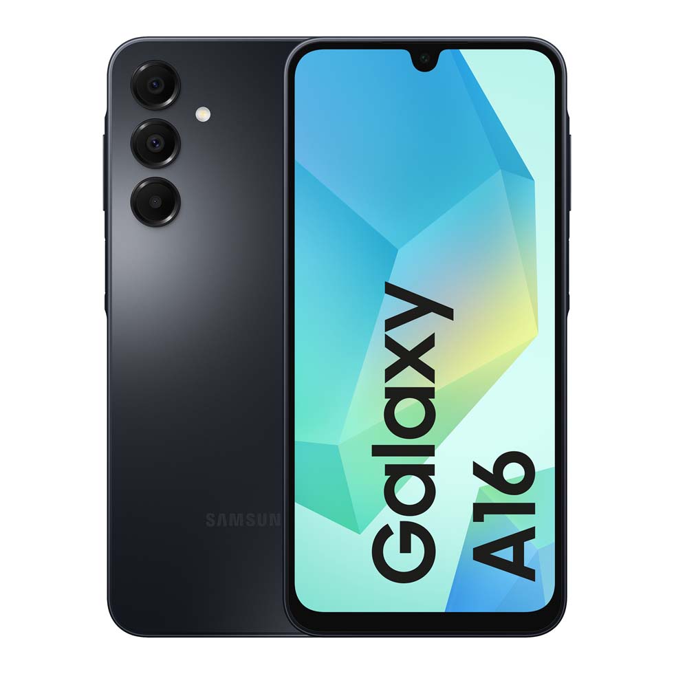 Teléfono Móvil libre Samsung A16 4/128 Black (Negro)