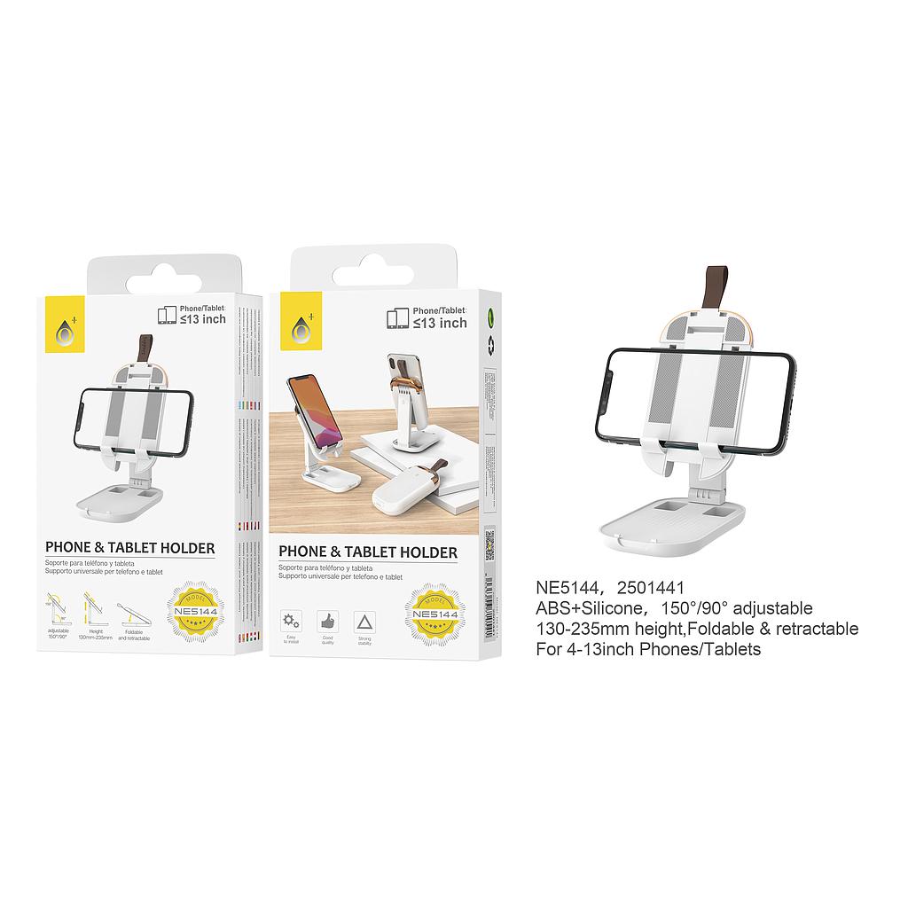 Soporte moviles y tablet de 4-13 pulgadas NE5144 BLANCO