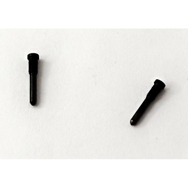 Tornilleria iPhone 15 / 15 Plus / 15 Pro / 15 Pro Max Tornillos abajo Negros 2 piezas