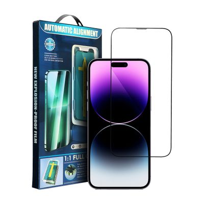 Protector de Pantalla de Cristal 5D para Iphone 16 con aplicador
