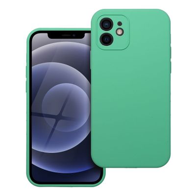 Funda iPhone 12 Silicone 2mm Menta