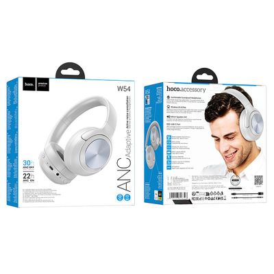 Auriculares Bluetooth inalambricos HOCO ANC W54 Gris
