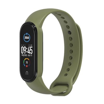 Correa goma para pulsera Xiaomi Mi Band 5 / 6 / 7 Verde