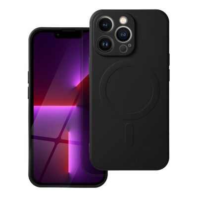 Funda Apple iPhone 16E / 17E Silicone Mag cover compatible con MagSafe Negra