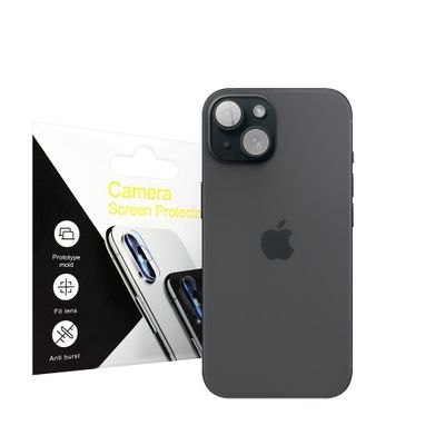 Protector iPhone 15 de camara trasera cristal templado