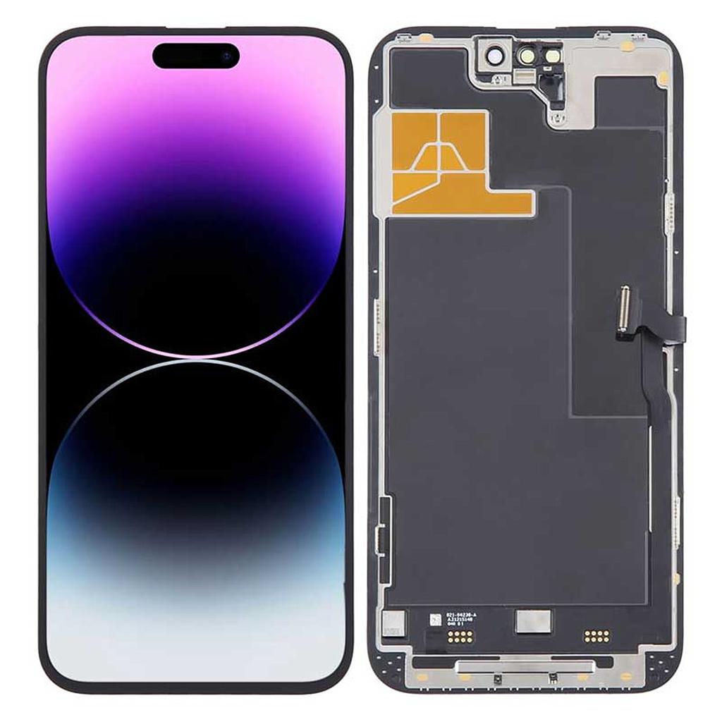 Pantalla iPhone 14 Pro Completa LCD y Cristal Tactil Negra - OLED DD Soft -