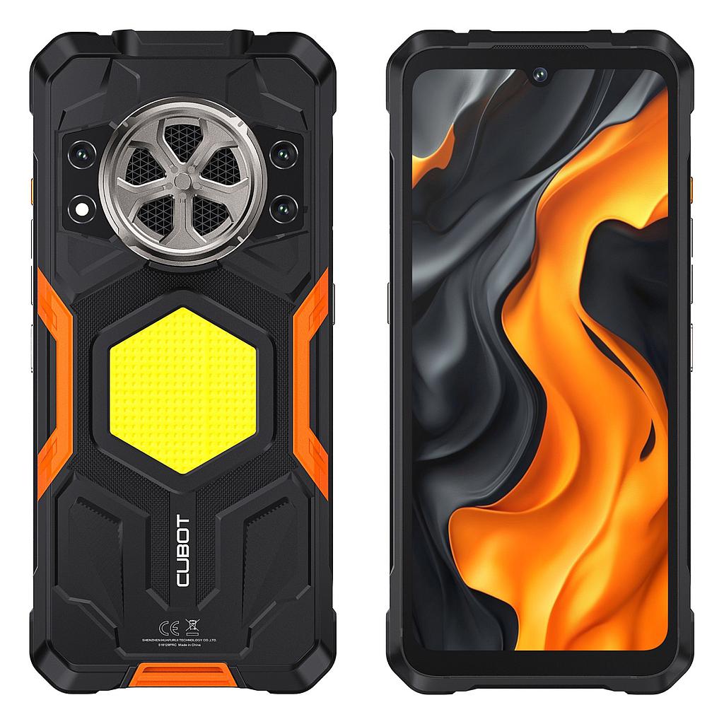 Teléfono Móvil Libre Cubot KingKong POWER 5 6+128GB Negro Naranja