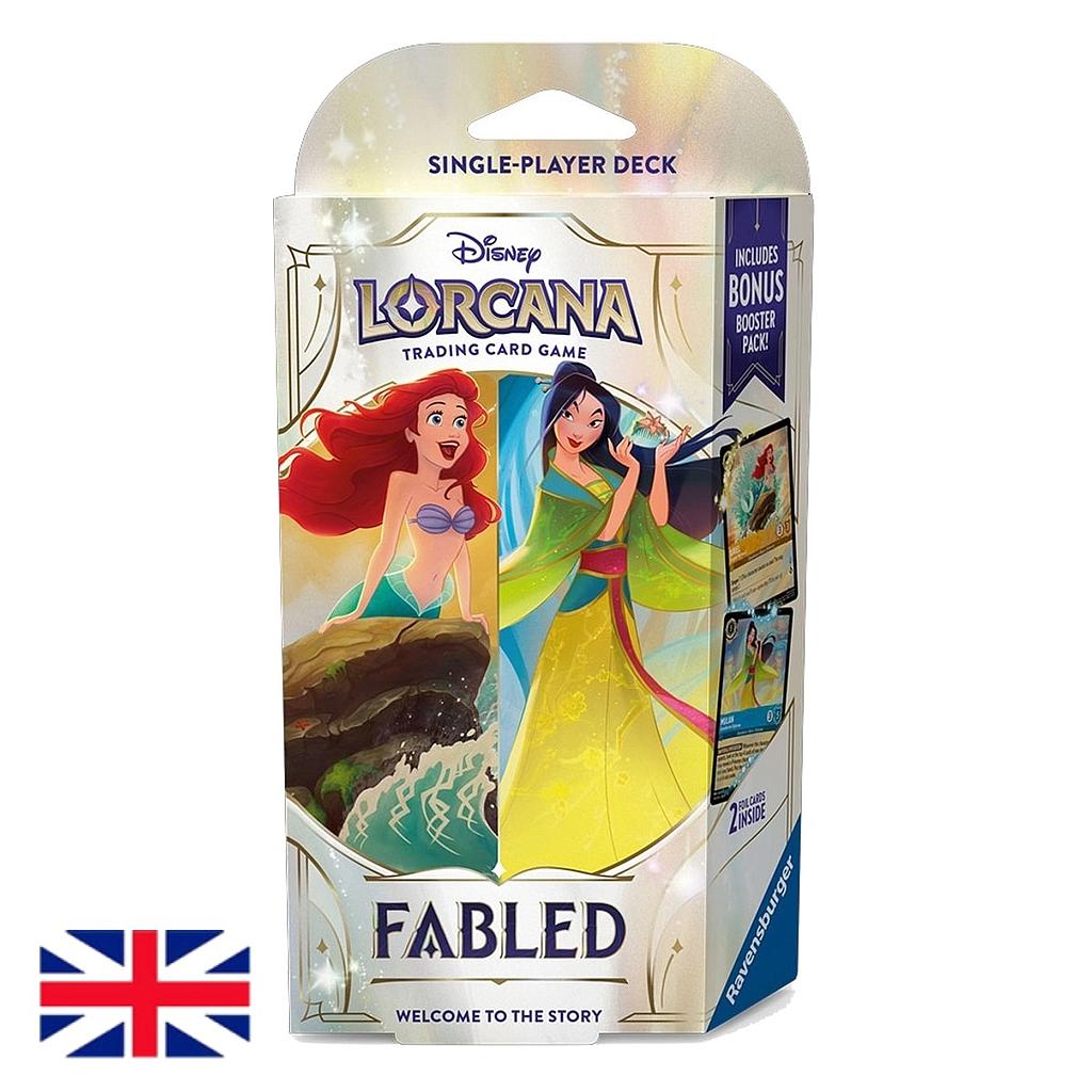 Mazo De Inicio Lorcana - Set 9: Fabled - AMBAR / ZAFIRO - Disney - Inglés