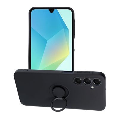 Funda Samsung A16 5G / A16 4G Silicone RING Negra