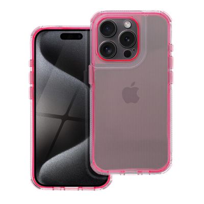 Funda Apple iPhone 15 Pro Max MATRIX CLEAR rosa