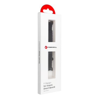 Correa FORCELL F-DESIGN FX8 para XIAOMI Mi Band 8 negra