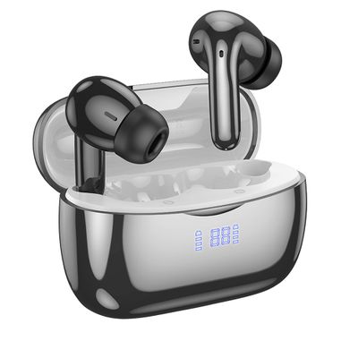 Auriculares Bluetooth TWS HOCO ANC ENC EQ16 negro brillante