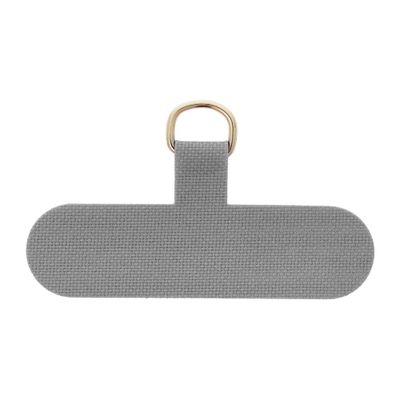 Etiqueta colgante nailon gris