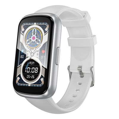 Reloj Smartwatch Hoco Y25 plateado con pantalla TFT de 1,47" IP68