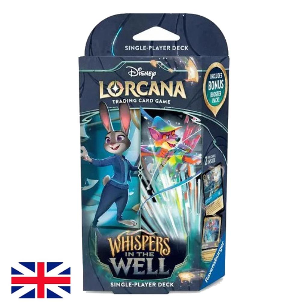 Mazo De Inicio Lorcana - Set 10: Whispers in the Well - AMBAR / ESMERALDA - Disney - Inglés