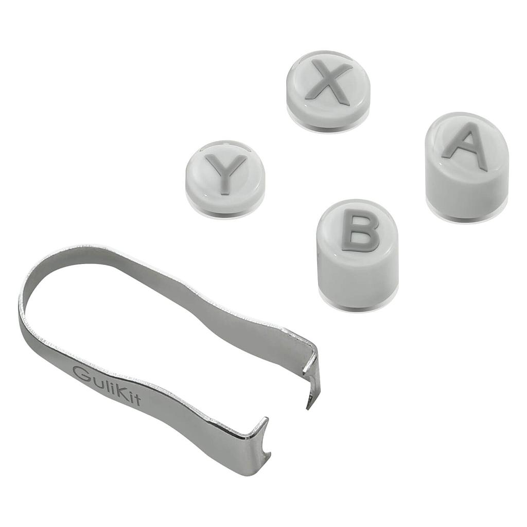 GuliKit Controller Keycap (Switch-style Layout) NS62 White (BLANCO)