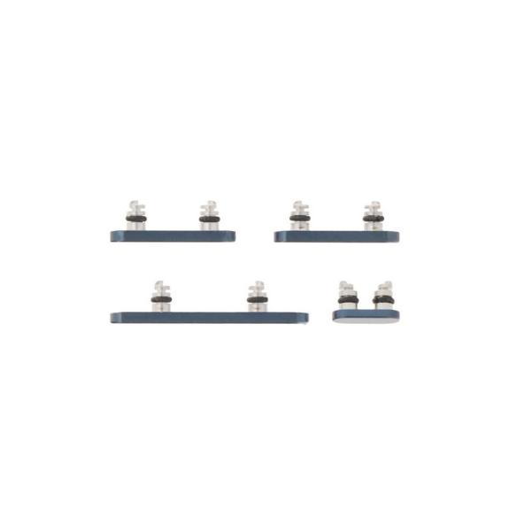 Set botones encendido volumen mute iPhone 13 Pro / 13 Pro Max azul 