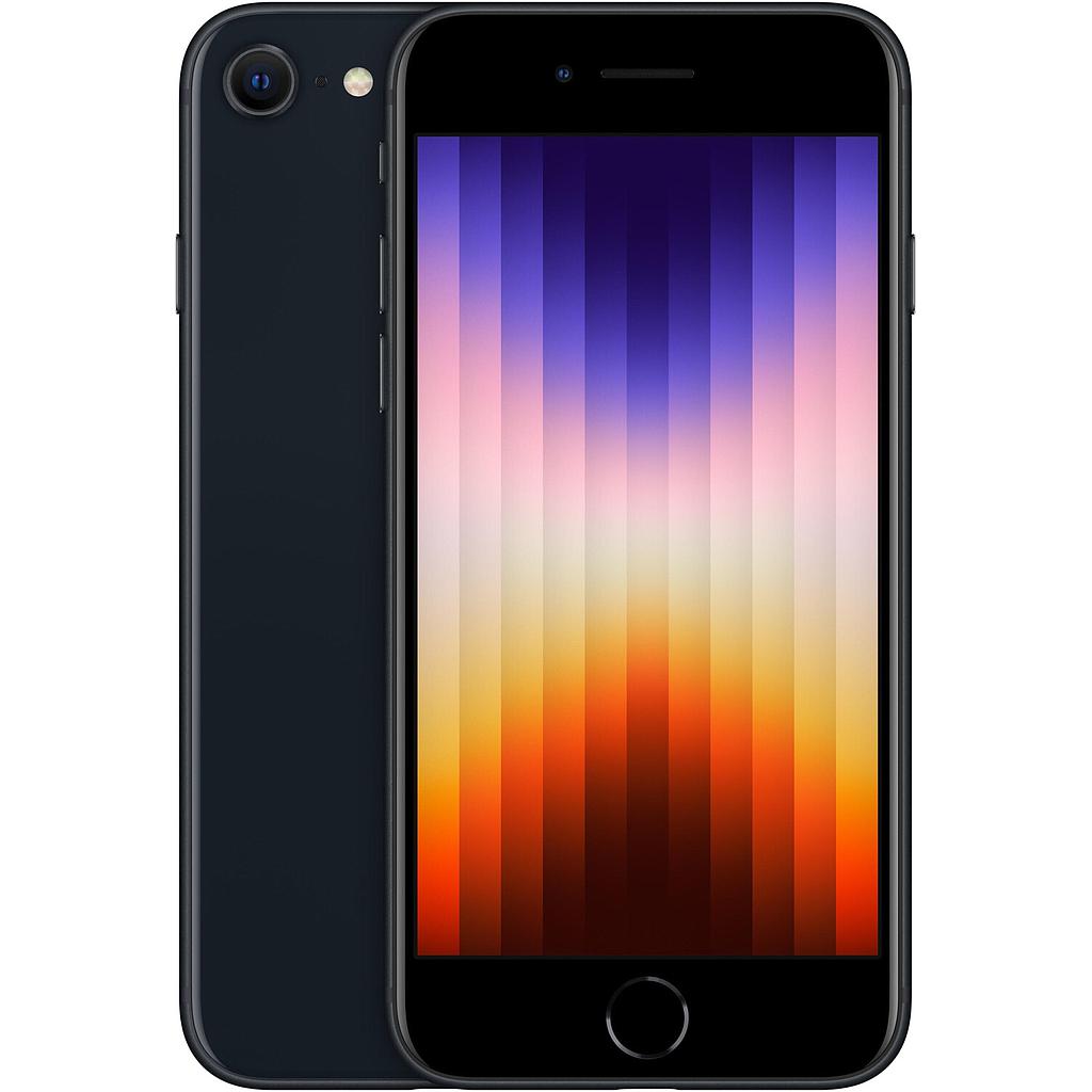 REBU - Teléfono Móvil Libre Seminuevo iPhone SE 3 2022 64 GB BLACK (Negro) - Grado B (BUEN ESTADO)