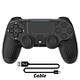 DATA FROG CH-P02 Gamepad Bluetooth Negro PS4 / PS4 Slim / PS4 Pro / Windows / Mac / Android / iOS (Bulk - Sin Caja)