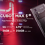 Telefono movil libre Cubot MAX 5 5G 12+256GB Tech Black (Negro)