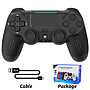 DATA FROG CH-P02 Gamepad Bluetooth Negro PS4 / PS4 Slim / PS4 Pro / Windows / Mac / Android / iOS (Con Caja)